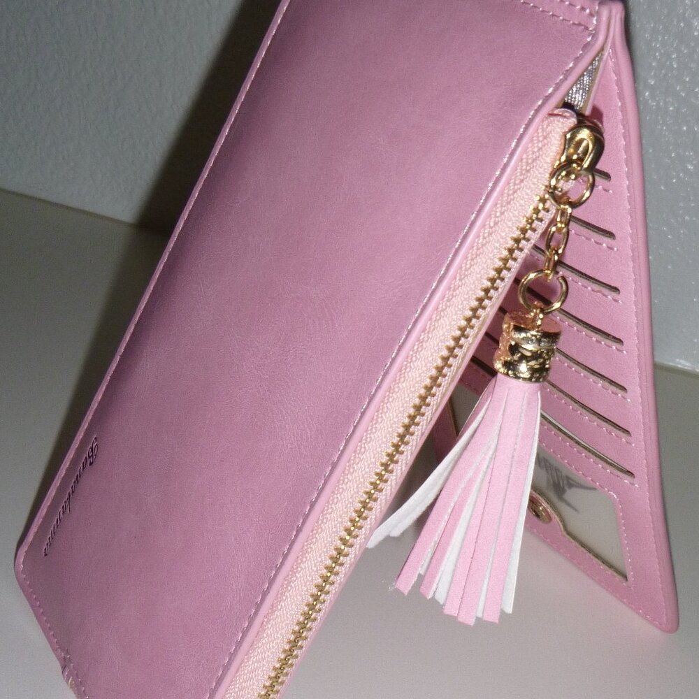 Women’s RFID Pink, Bi-fold wallet
